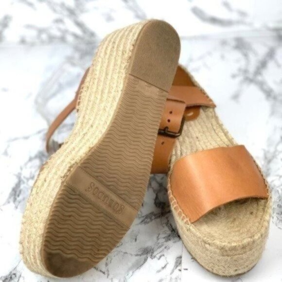 Soludos Platform Tan Espadrilles size 8.5 - Picture 12 of 12